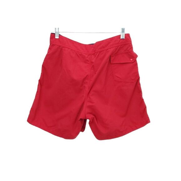 PATAGONIA Men’s Red Nylon Hiking Outdoors Quick Dry Board Boating Swim Shorts - Picture 8 of 11